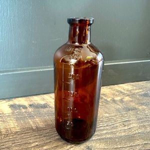 Vintage brown apothecary jar